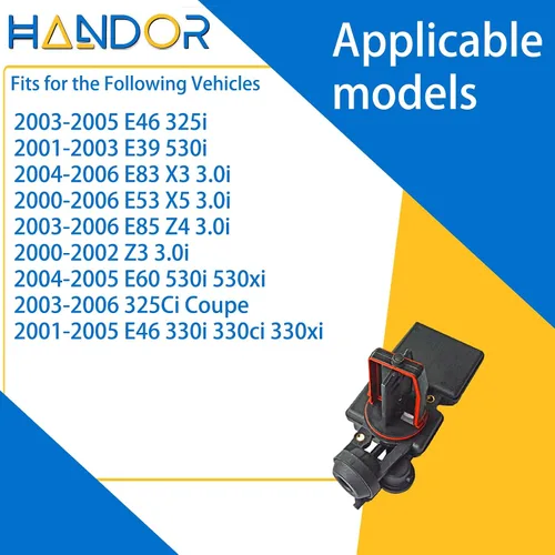 Vista 2 de Handor 11617502275 Válvula de control del corredor del colector de admisión de aire apta para E46 E53 E60 E83 E85 X3 X5 Z3 Z4 330i 330Ci 330xi 530i