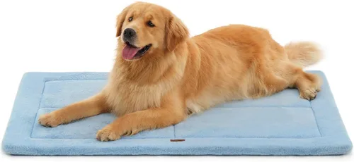 Vista 35 de Made4Pets Cojín Cama para Jaula de Perros Medianos y Grandes, Lavable y Reversible, Tapete Antideslizante para Perrera para un Sueño Acogedor, Cama