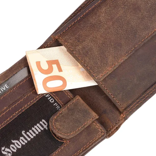 Vista 3 de Hodalump Carteras para hombre, Premium Hodalump 1173, Vintage