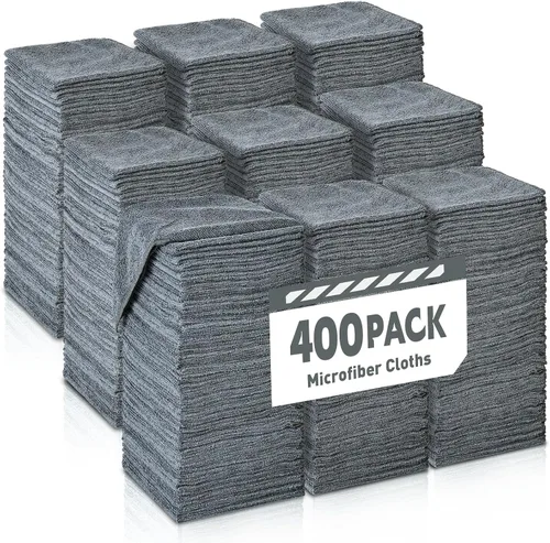 Vista 14 de TEAWOO Paños de limpieza de microfibra, paquete de 100 toallas de 5