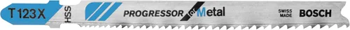 Vista 14 de Bosch T118EF100 100 piezas 3-5/8 pulgadas 11-18 TPI flexible para hojas de sierra caladora de metal con vástago en T
