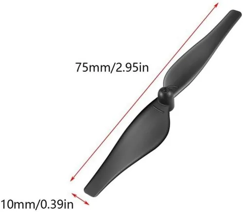 Vista 4 de 4 hélices de drones de liberación rápida, para DJI Tello Mini Drone Propeller CCW/CW Props piezas de repuesto accesorios para drones (color : blanco)