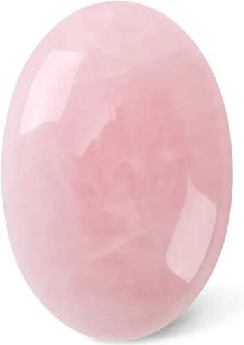 Vista 22 de CASMON Piedra de sangre de África, piedra ovalada de palma, piedra de bolsillo para terapia de alivio de ansiedad y estrés, piedra energética pulida