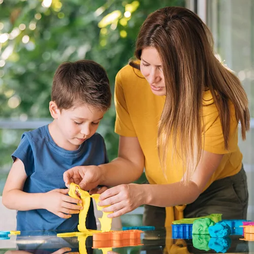 Vista 6 de Kit de arcilla de modelado - Arcilla de secado al aire de 40 colores, arcilla de moldeo DIY con herramientas, manualidades artísticas para niños