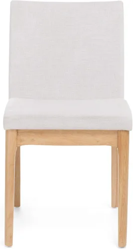 Vista 9 de Christopher Knight Home Benson Mid-Century Modern - Juego de comedor de 7 piezas, color beige claro y roble natural