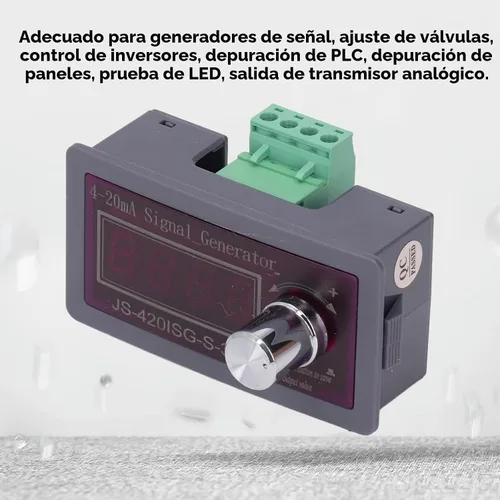 Vista 3 de Generador de 4 20mA, 4 20mA 0 10V Generador de voltaje de corriente con AMP y simulador analógico de voltaje de corriente de voltaje para ajuste