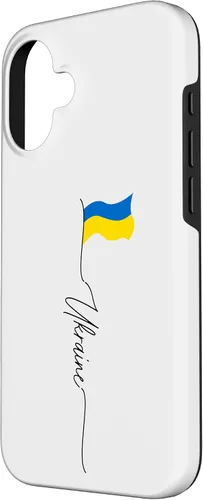 Vista 2 de iPhone 16 Ukraine, Slava Ukraini, Ukrainian Patriotic Flag Case