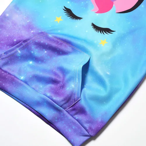 Vista 6 de Perfashion - Sudaderas con capucha de novedad para niñas, sudaderas con gorro para niños de 4 a 13 años