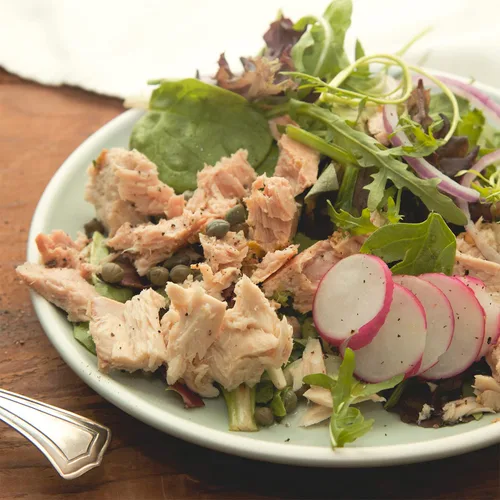 Vista 9 de Think Pink Wild Alaska Pink Salmon, The Original Smart Al-TUNA-tive! Atrapado en la naturaleza, sin gluten, sin OMG, Kosher, sostenible, producto