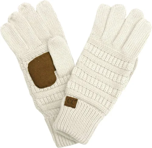 Vista 4 de ScarvesMe Juego de 3 gorros y bufandas de punto con forro polar para mujer
