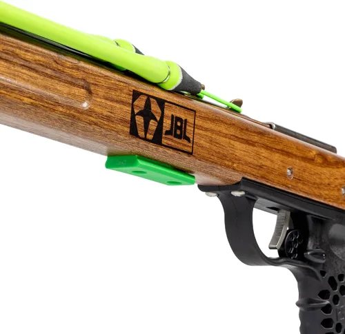 Vista 6 de JBL Fusil submarino Woody Elite Performance para pesca submarina, apnea, buceo, pesca, buceo, barril de caoba, eje de acero inoxidable, bozal