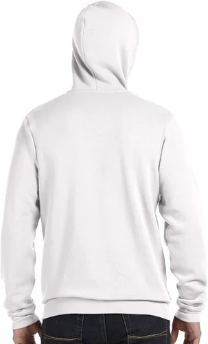 Vista 3 de Sudadera Bella + Canvas unisex Poly-Cotton Fleece Full-Zip Hoodie - 3739