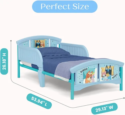 Vista 5 de Cama infantil de plástico Delta Children, Bluey