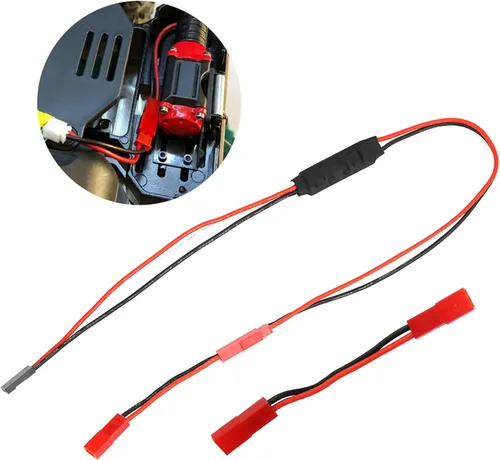 Vista 6 de Control remoto de cabrestante duradero, controlador de cabrestante plplaaoo con enchufe adaptador, accesorio de piezas universales, apto
