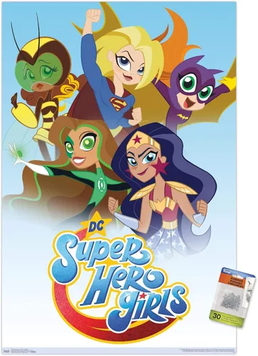 Vista 6 de DC Comics TV - DC Super Hero Girls - Póster de pared con alfileres