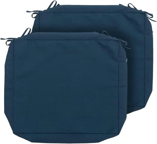 Vista 14 de Magpie Fabrics - Juego de fundas para cojines de patio de 2 (solo funda de repuesto, sin inserto!), Funda impermeable para silla de asiento profundo
