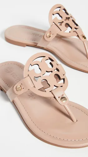 Vista 4 de Tory Burch Miller - Sandalia con estilo patentado de tanga para mujer