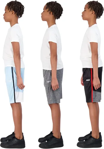 Vista 21 de Hind - Pantalones cortos de baloncesto para niños (3 unidades)
