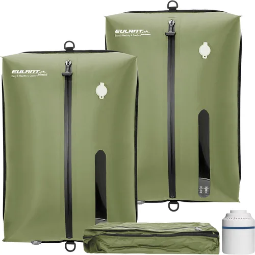 Vista 11 de Bolsas de vacío de viaje, bolsa de compresión de vacío impermeable IPX8 Bolsas de vacío para viajes con bomba sin batería, TSA bolsas