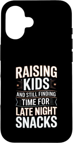 Vista 32 de Raising Kids and Still Finding Time for Late Night Snacks Case for iPhone 17