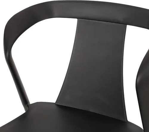Vista 7 de Christopher Knight Home Ianthe - Silla de comedor para exteriores (juego de 2), color negro