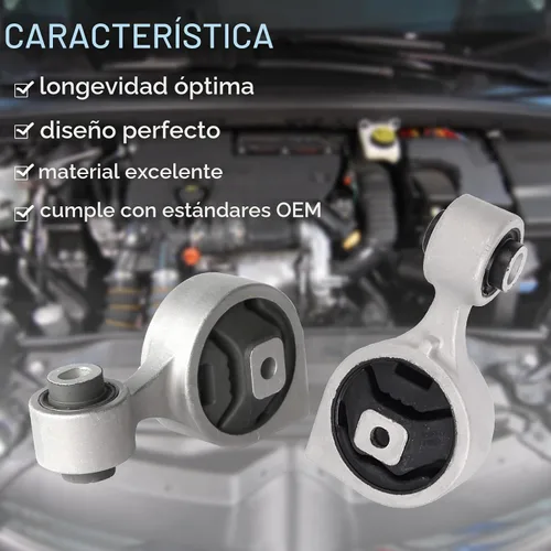 Vista 3 de Motor delantero de soporte de par para transmisión automática Altima 2007-2017 2.5L