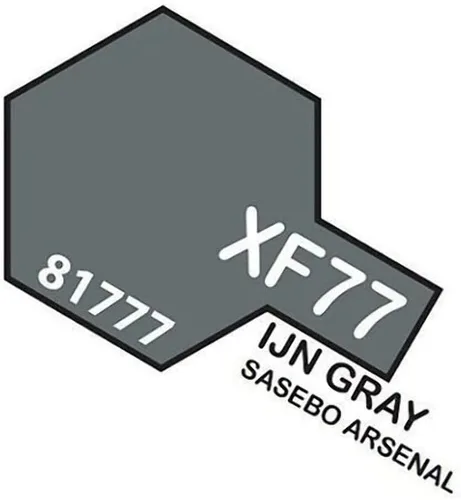 Vista 2 de TAMIYA America, Inc Acrílico Mini XF77, IJN Gris, TAM81777