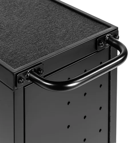 Vista 6 de Line Leader - Carrito de carga móvil compacto con 16 dispositivos para Chromebooks, computadoras portátiles, tabletas, estación de carga para aulas