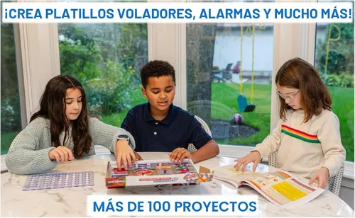 Vista 6 de Kit para diseñar circuitos eléctricos Circuits Jr. SC-100, Negro