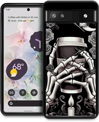 Vista 125 de Compatible con Google Pixel 4A 5G Mobile Case Creative Acrylic Back Panel Silicona Edge Case Slim Protección Especialmente para Google Pixel 4A 5G