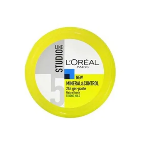 Vista 5 de Loreal Studio Line - Pasta de gel para modelar con control mineral, tacto natural, fijación fuerte, 5.1 fl oz