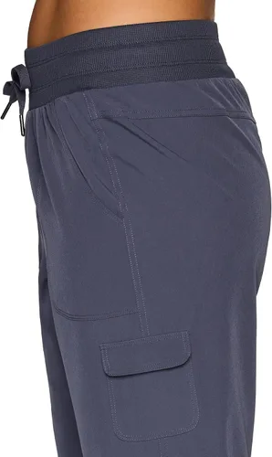 Vista 26 de RBX - Pantalón capri deportivo con cordón,ligero, con bolsillos y estilo cargo, para mujer