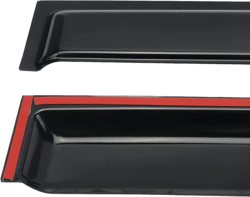 Vista 4 de FEIDKS Viseras laterales con cinta adhesiva, deflector protector de lluvia, juego de 4 piezas para Chevrolet Equinox 2018-2022