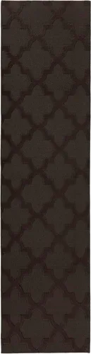 Vista 43 de Alfombra de Área Garland Rug Quatro Negra de 3' x 5' con Diseño de Enrejado Cut-Loop - Suave, Cómoda, Elegante y Económica en un Hermoso Color Negro