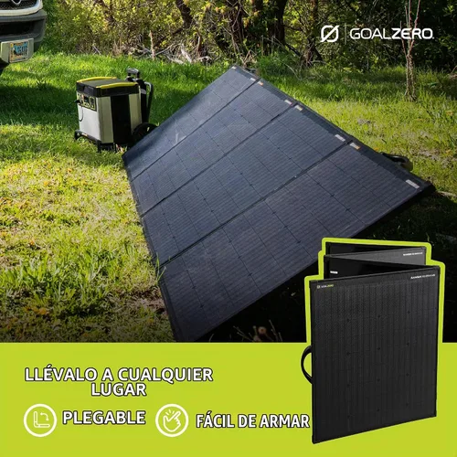 Vista 3 de Goal Zero Ranger 300 - Panel solar para maletín, 300 W, plegable, portátil