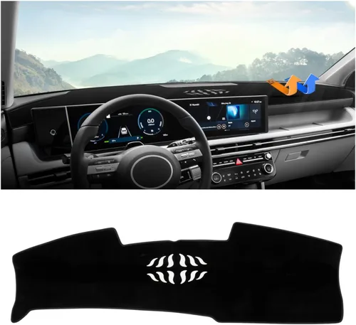 Vista 29 de Autorder Cubierta de salpicadero para Hyundai Sonata 2009 2010 Accesorios Dash Cover Upgrade Flannel Dash Mat Parasol Protector de rayos UV