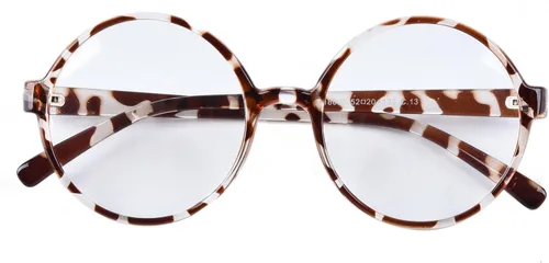 Vista 14 de Anteojos con marco redondo retro y lente transparente de moda, de 2 pulgadas, de Agstum