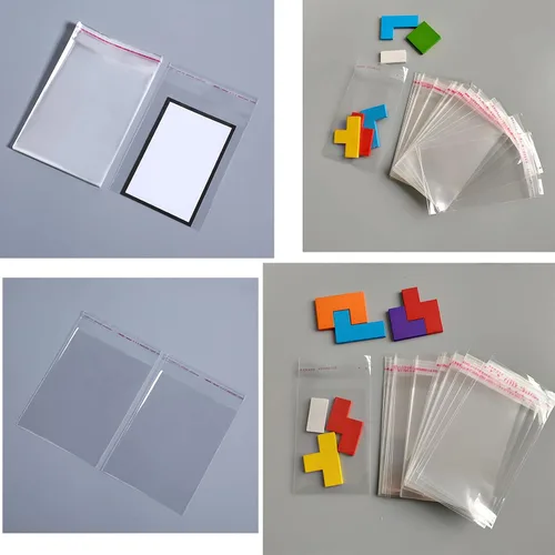 Vista 41 de Bolsas de celofán autosellantes, bolsa para barra de pretzel, bolsas de celofán resellables transparentes de 2 x 10 pulgadas, autoadhesivas, 100