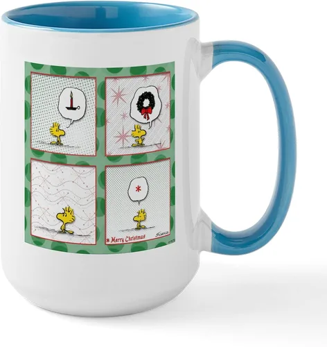Vista 35 de CafePress SNOOPY Joe Cool - Taza de café de cerámica (15.0 fl oz)