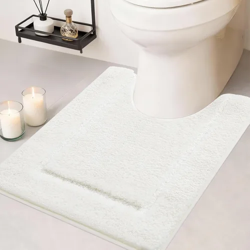 Vista 13 de IM HOME Tapetes de baño, felpa ultra suave, de microfibra esponjosa, absorbente, parte trasera antideslizante, lavable a máquina, tapetes para suelo