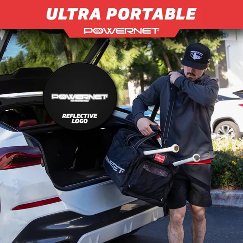 Vista 5 de PowerNet Pro Duffle Bag, Softball Baseball Bag, Baseball Gear Bag, Baseball Bat Bag with Internal Bat Sleeves, Baseball Bags with Padded Strap &