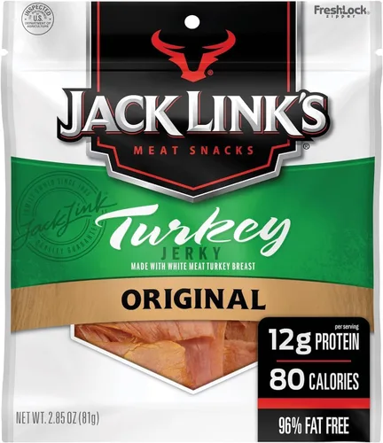 Vista 8 de Jack Links Carne seca de pavo sin glutamato monosódico, original