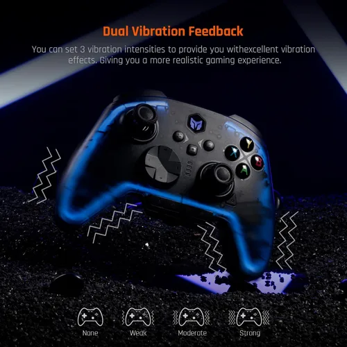 Vista 4 de BIGBIG WON Wireless Switch Controllers for Nintendo SwitchPC WindowsAndroidIOS, Bluetooth Wired PC Game Controller With 6-Axis