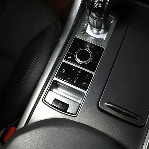 Vista 4 de YIWANG Aleación de aluminio modificado consola central multimedia botón botón embellecedores cubierta pegatinas para Land Rang Range Rover