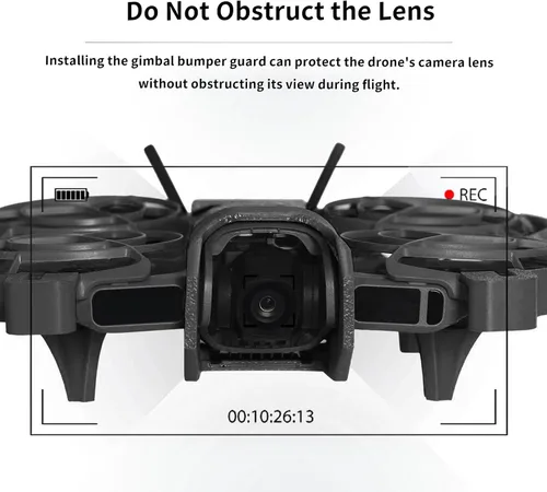Vista 4 de Juego de protección anticolisión 3 en 1 para DJI Neo 2, protector de hélice + protector de parachoques de cardán+ tren de aterrizaje para DJI Neo 2