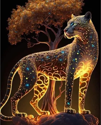 Vista 10 de NAIMOER Kits de arte de diamantes de gato para adultos principiantes, kit de pintura de diamante 5D, kit de mosaico de arte de gemas de taladro