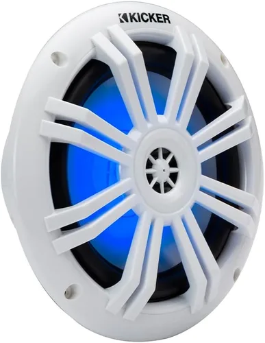 Vista 3 de KICKER 49KM604WL KM 6.5" 4Ω Altavoces Coaxiales Marinos LED Azul - Par
