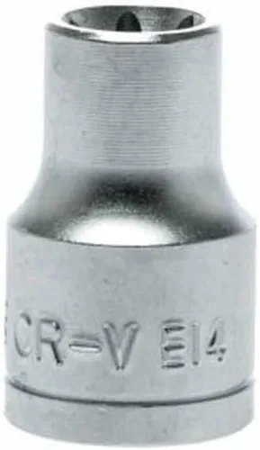 Vista 5 de Teng Tools E10 1/2 pulgada Drive Hembra E-Torx Star TX-E Cromo Vanadio Socket Herramienta mecánica Herramienta de mano - M120710-C