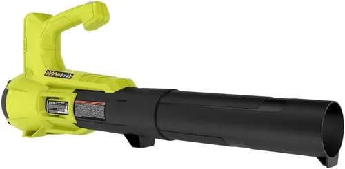 Vista 2 de RYOBI ONE+ P21011 - Soplador de hojas de batería inalámbrico de 18 V, 90 MPH y 250 CFM (solo herramienta)