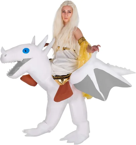 Vista 4 de Morph Adults Inflatable Ride On Dragon Halloween Costumes